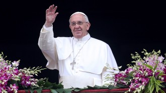 <> on April 5, 2015 in Vatican City, Vatican.