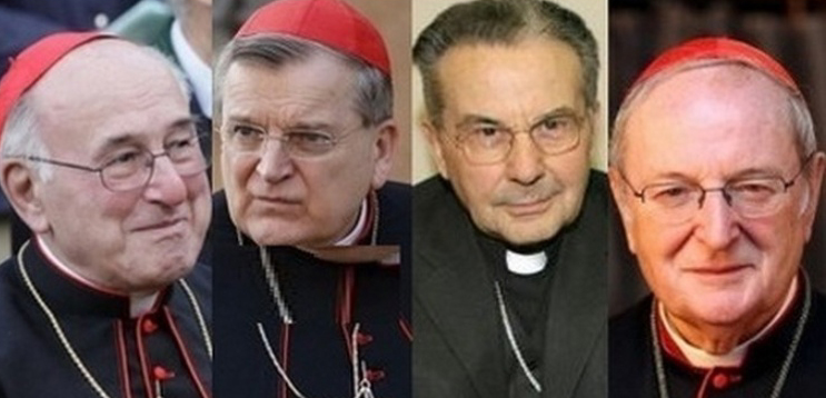  Los cardenales que interrogan al Papa Francisco