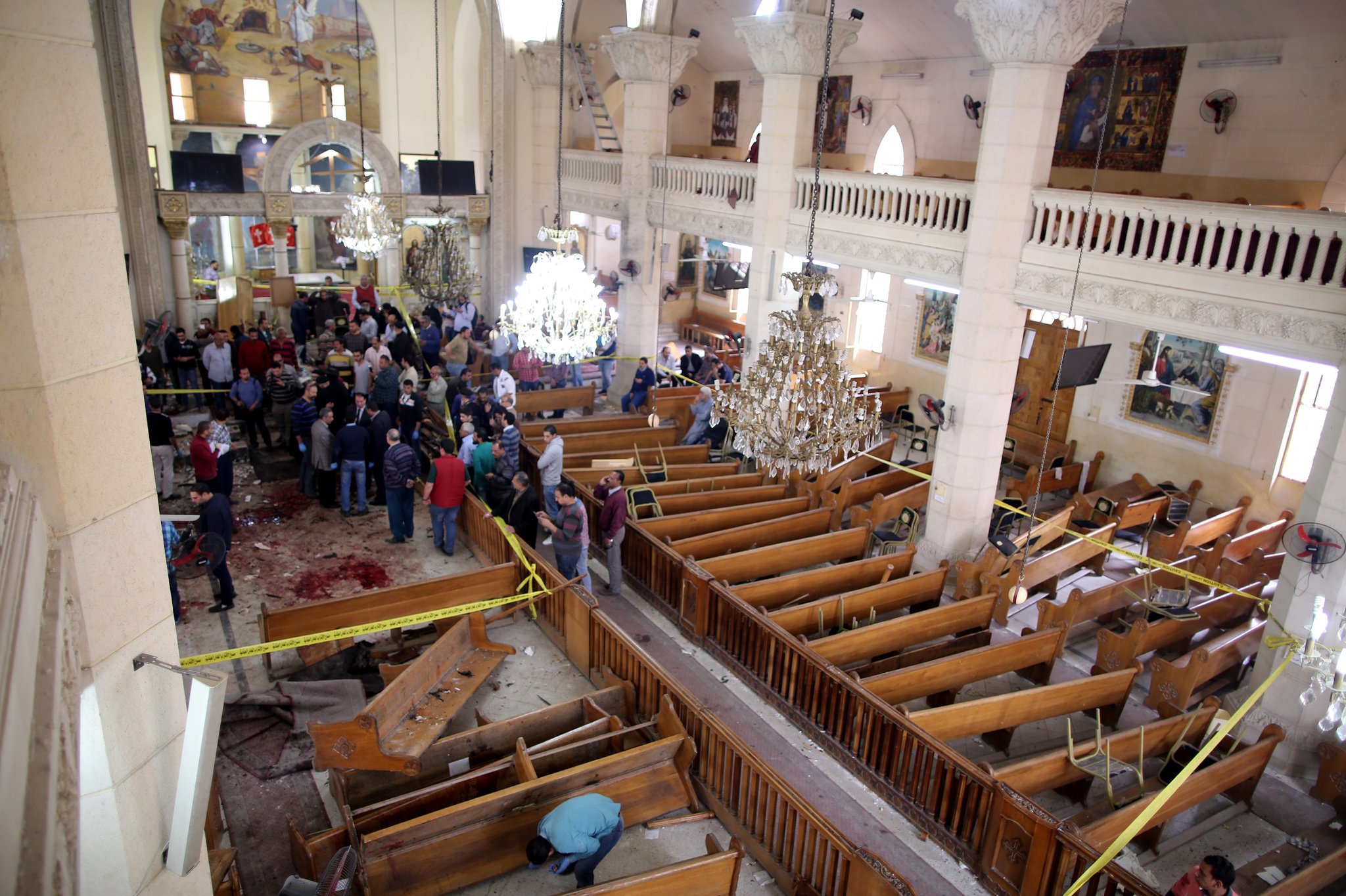  Egipto; ataque contra dos iglesias durante el Domingo de Ramos