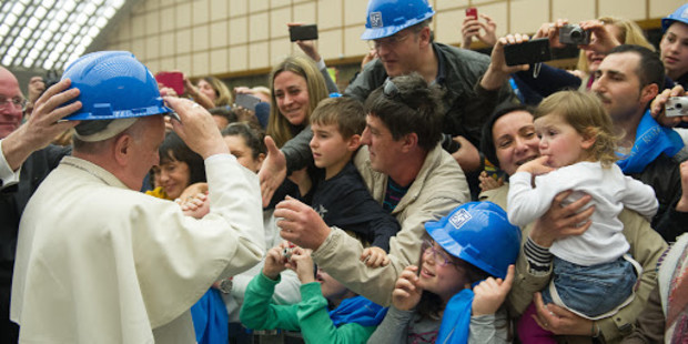 El Papa y los obreros