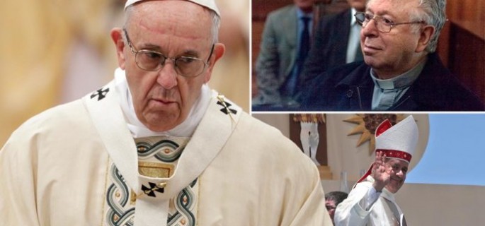 In this Saturday, Jan. 6, 2018 photo, Pope Francis arrives to celebrate an Epiphany Mass in St. Peter's Basilica at the Vatican. The Vatican was so concerned about fallout from Chile’s most notorious pedophile priest that it planned to ask three Chilean bishops accused of knowing about his crimes to resign and take a year’s sabbatical, according to a confidential 2015 letter from Pope Francis obtained by The Associated Press. The Jan. 31, 2015 letter details the behind-the-scenes maneuvering to deal with prelates connected to the disgraced Rev. Fernando Karadima and accused of covering up his crimes. (AP Photo/Andrew Medichini)