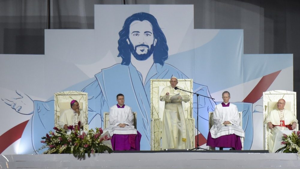  Papa Francisco en la Vigilia con los jóvenes de la JMJ Panamá 2019