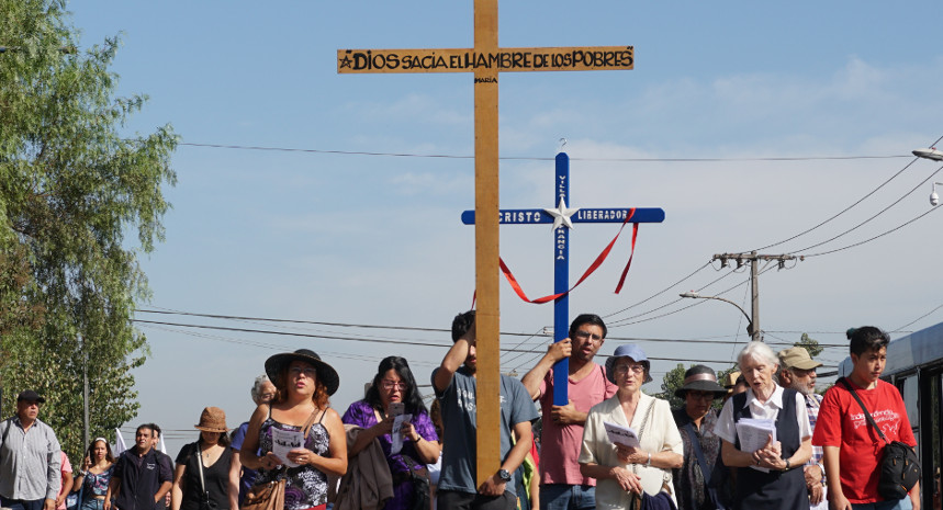  Vía Crucis Popular al Parque por la Paz Villa Grimaldi