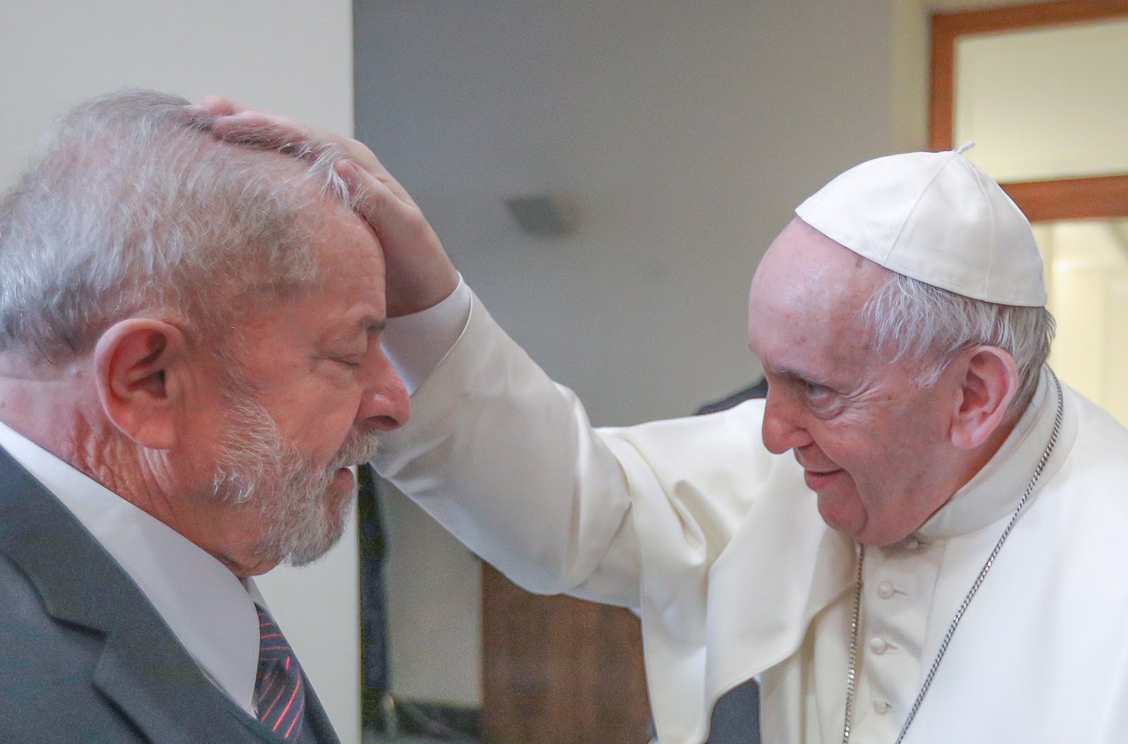  El Papa Francisco y Lula en Casa Sta. Marta