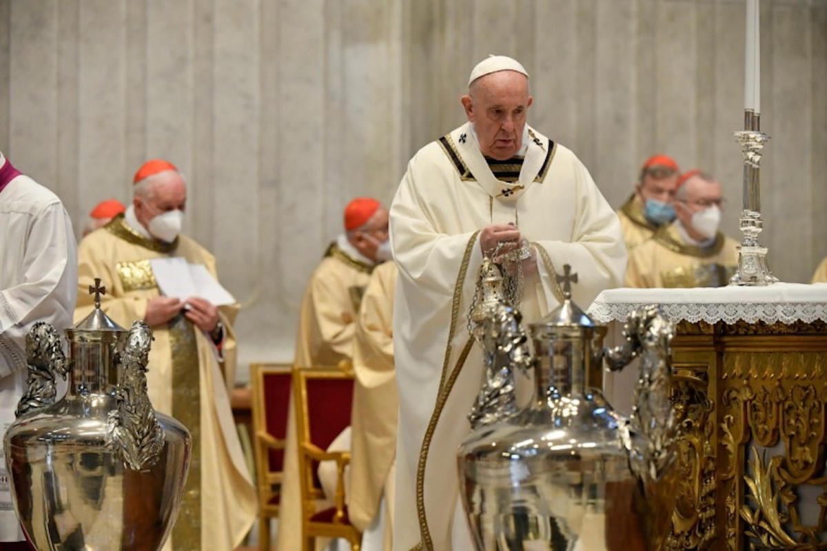  Homilía del Papa Francisco en la Misa Crismal de Jueves Santo