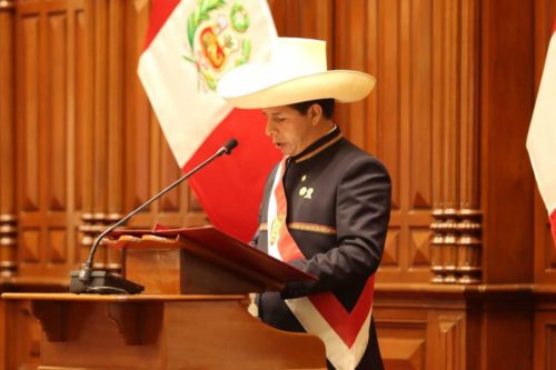  Pedro Castillo y los ejes de su primer discurso a la Nación