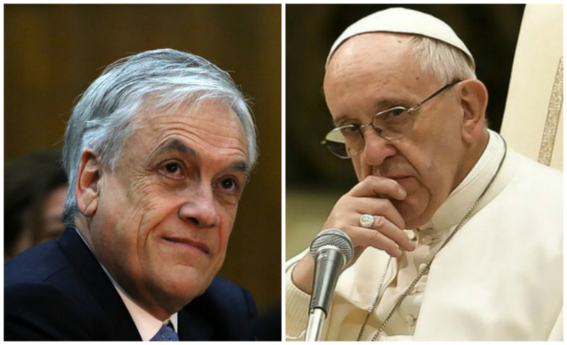  Piñera va al Vaticano a reunirse con el Papa Francisco