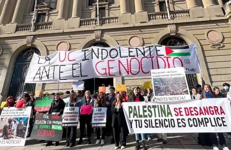  La FEUC contra el Genocidio en +Gaza