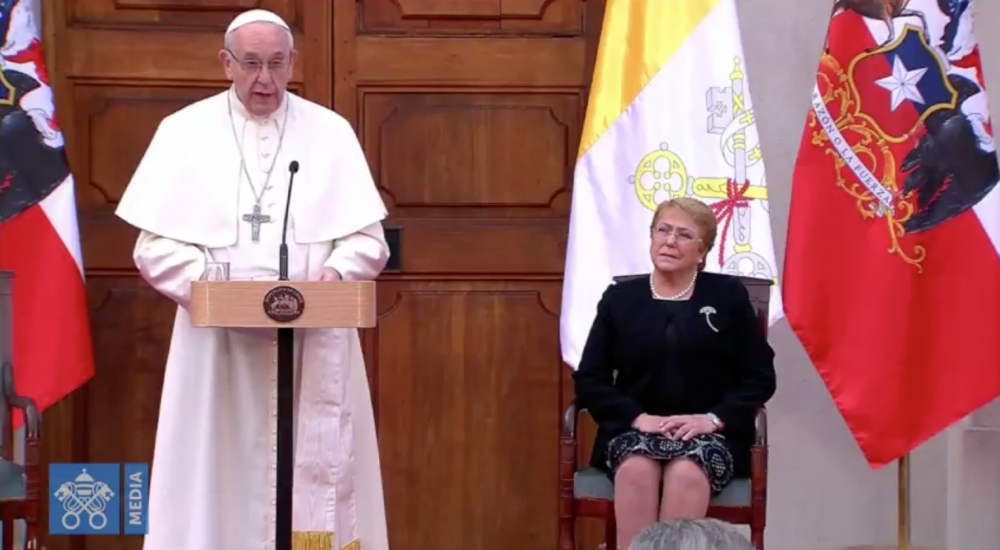  Discurso del Papa Francisco en el Palacio de la Moneda