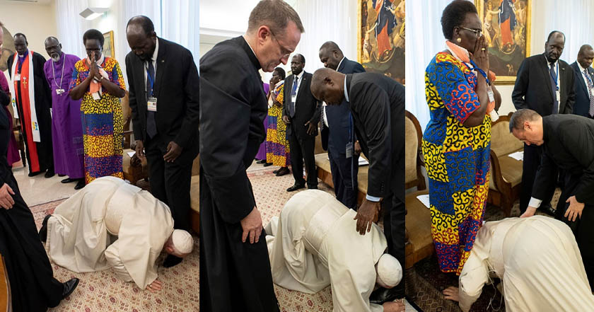  El Papa implora la paz para el pueblo de Sudán del Sur