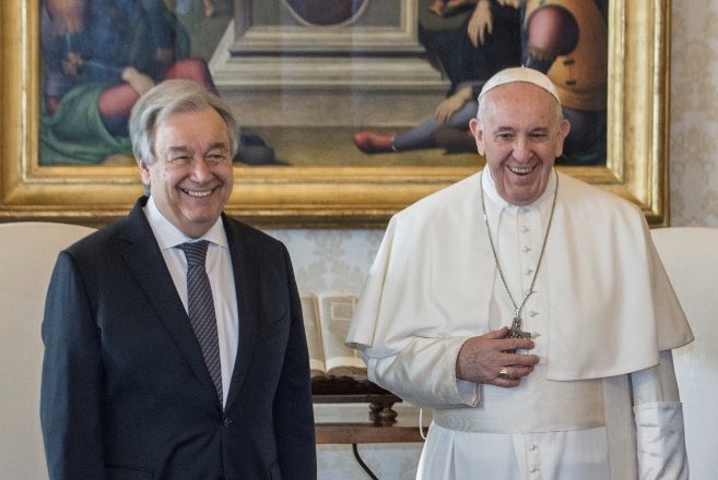  El Papa y la ONU unidos en la defensa de la dignidad humana