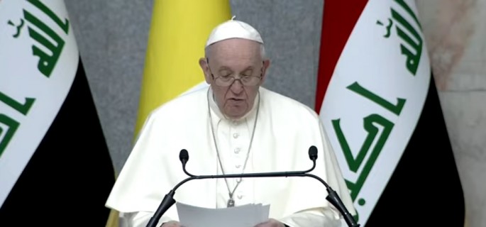 iraq papa discorso